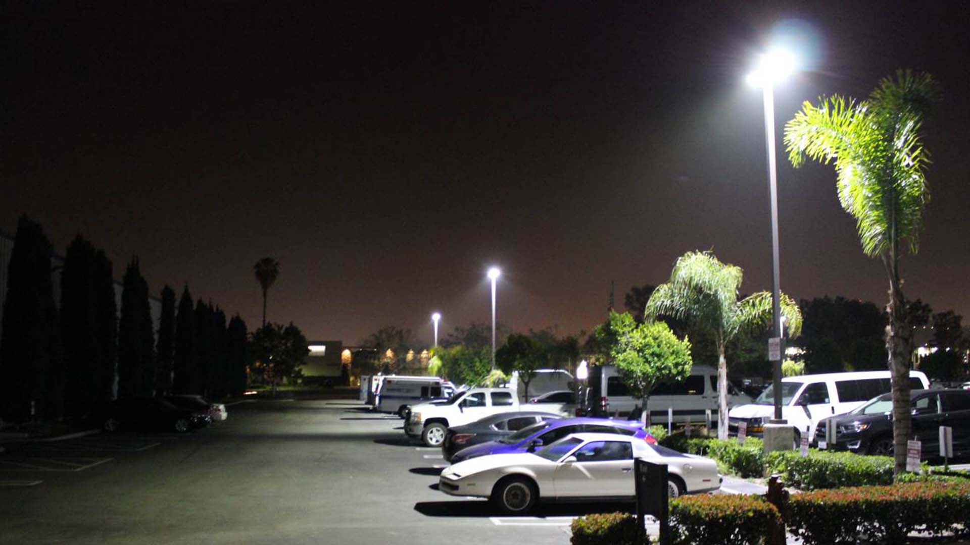 Parking-Lot-Security-Lighting-LED-Retrofit-Night